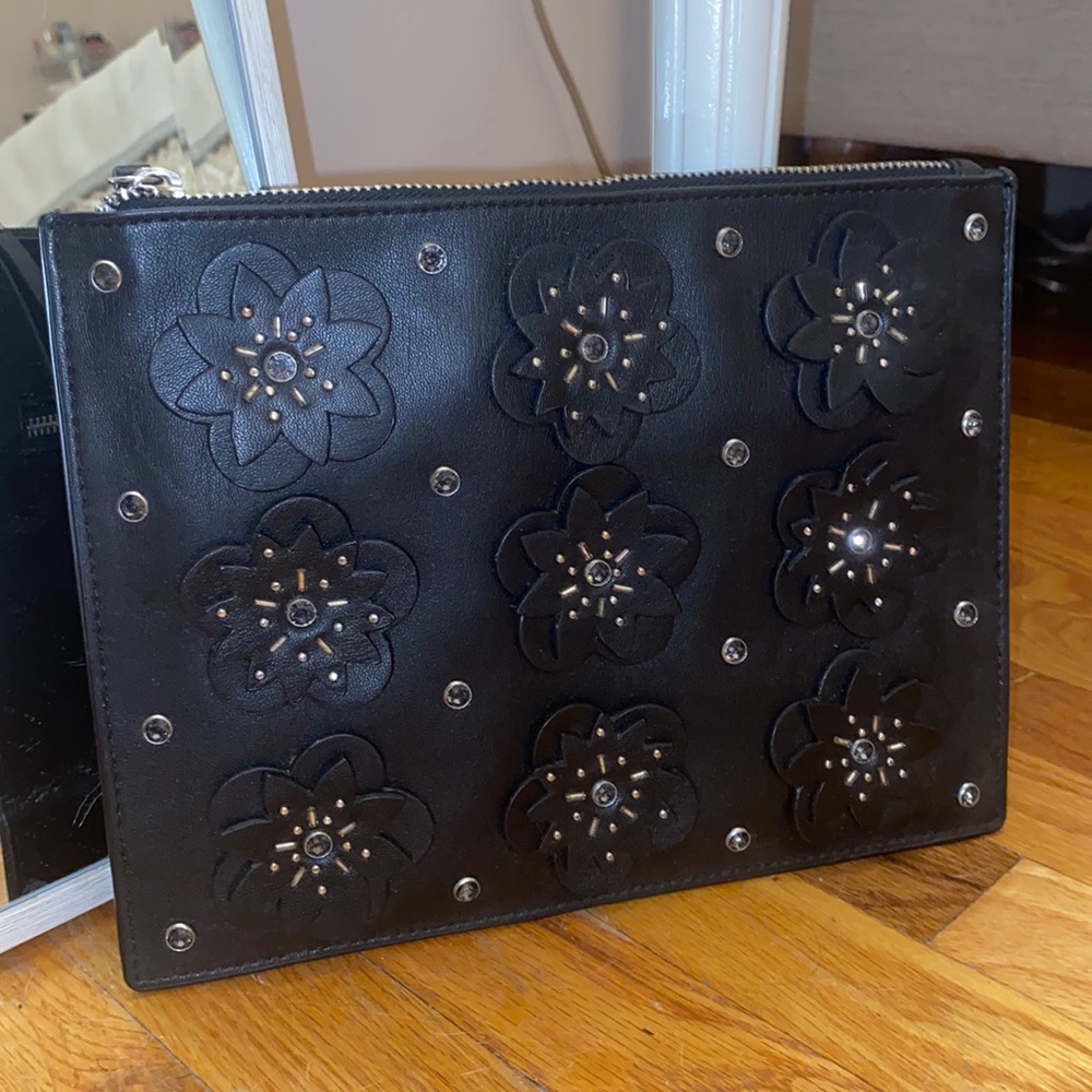 French Connection Black Clutch